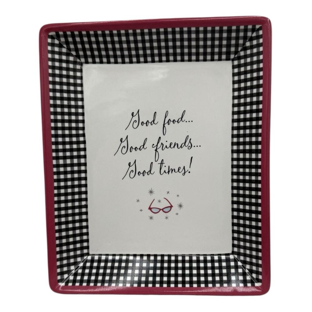 Good Friends Good Times Hallmark Barbie 45th Anniversary Trinket‎ Jewelry Tray